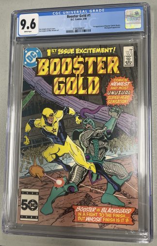 Booster Gold #1 CGC 9.6 1st appearance of Booster Gold, Skeets & Blackguard