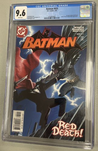 Batman #635 CGC 9.6 1st Jason Todd as Red Hood Mister Freeze & Black Mask app.