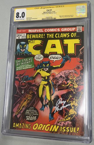 Cat #1 SS CGC 8.0 Origin and 1st appearance of the Cat Greer Grant, later becomes Tigra