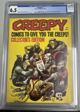Creepy #1 CGC 6.5 1st appearance of Uncle Creepy