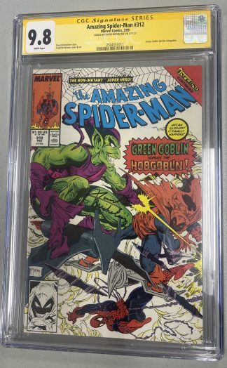 Amazing Spider-Man #312 CGC 9.8 SS Auto Michelinie signed