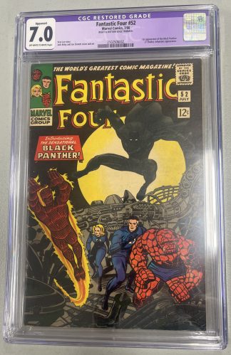 Fantastic Four #52 CGC 7.0 (R) 1st Appearance of Black Panther