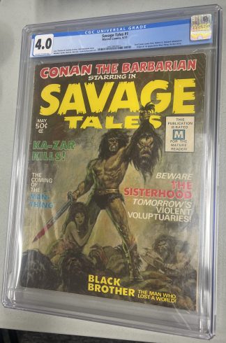 Savage Tales #1 CGC 4.0 Origin and 1st Appearance of Man-Thing May 1971
