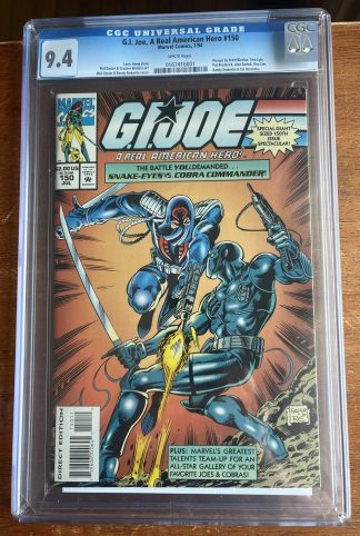 G.I. Joe A Real American Hero #150 CGC 9.4 Marvel Pinups by Brett Blevins, Tom Lyle