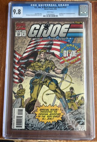 GI Joe: A Real American Hero #152 CGC 9.8 President John F. Kennedy appearance.