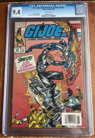 GI Joe: A Real American Hero #151 CGC 9.4 Larry Hama story