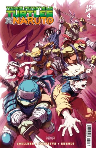 Teenage Mutant Ninja Turtles x Naruto #4 Cover C Santolouco Variant 1st Print