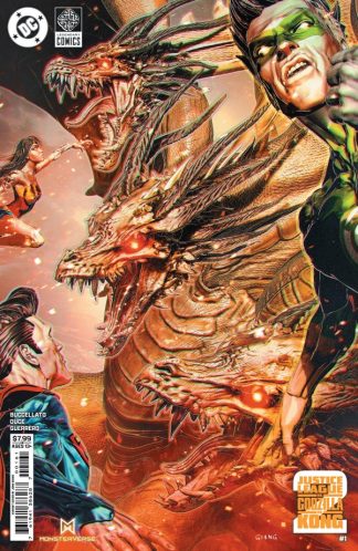 Justice League vs Godzilla vs Kong 2 #1 Cover E John Giang Foil Variant 1st Print