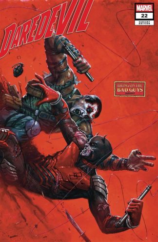 Daredevil #22 Davide Paratore Bring on the Bad Guys Variant 1st Print