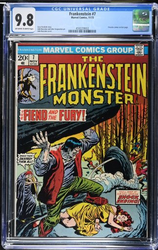 The Frankenstein Monster #7 CGC 9.8 Marvel 1973