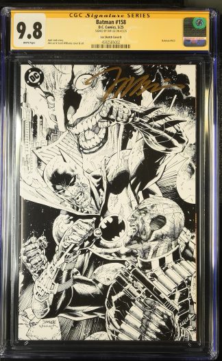 Batman #158 CGC 9.8 SS 1:608 Sketch Cover Signed Jim Lee Hush 2