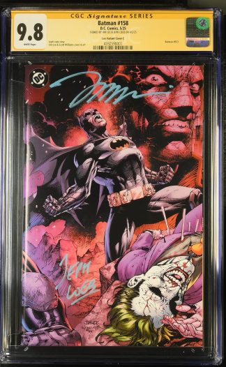 Batman #158 CGC 9.8 SS 1:1000 2X Jim Lee Jeph Loeb Virgin Hush 2