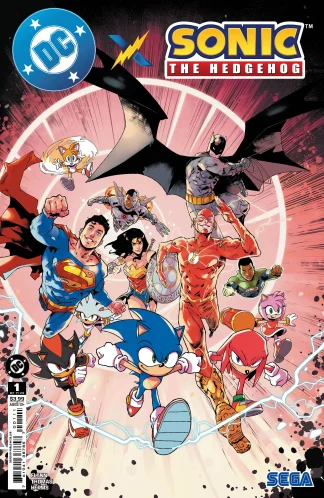 DC X Sonic the Hedgehog #1-5 Complete Set Run DC 2025 Cover A 1st Print
