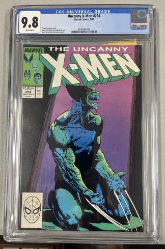 Uncanny X-Men #234 CGC 9.8 Wolverine Chris Claremont Story