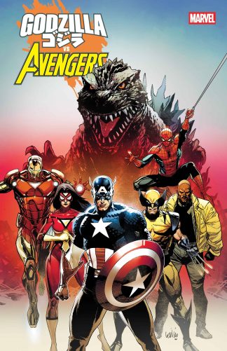 Godzilla vs Spider-Man X-Men Hulk Avengers Thor FF Cover A Set