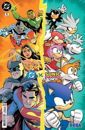 DC X Sonic the Hedgehog #1-5 Complete Set Run DC 2025 Cover B 1st Print