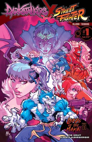 Darkstalkers x Street Fighter Blood Throne #1 Cover A 1st Print