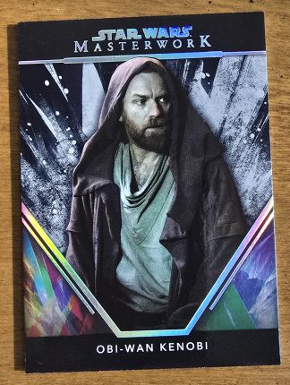 Star Wars Masterwork 2024 Topps 5/5 Black Obi-Wan Kenobi Base Card 60