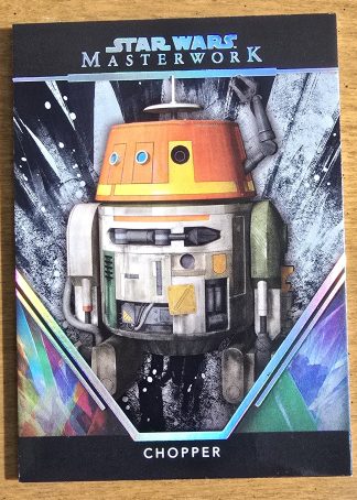 Star Wars Masterwork 2024 Topps 5/5 Black Chopper Base Card 55
