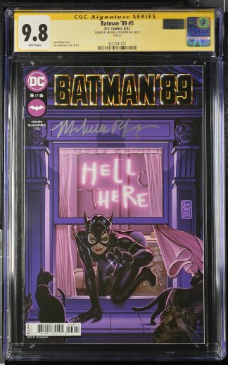 Batman '89 #5 SS CGC 9.8 Auto Michelle Pfeiffer Catwoman