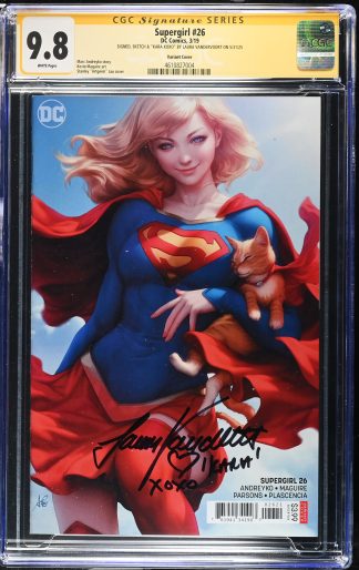 Supergirl #26 SS CGC 9.8 Auto Laura Vandervoort Signed 2019