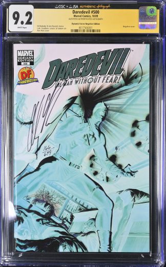 Daredevil #500 JSA CGC Auto Alex Ross Signed