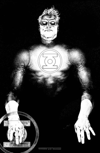 Green Lantern #25 Cover F Stevan Subic Glow-In-The-Dark Foil Variant 1st Print