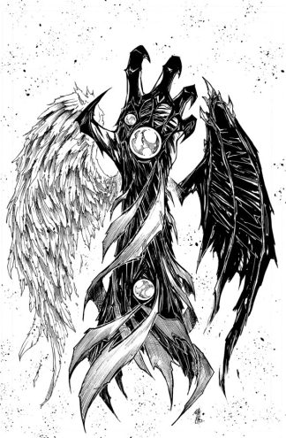 Witchblade #13 1:10 Incentive Giuseppe Cafaro Black & White Virgin Variant 2025 1st Print