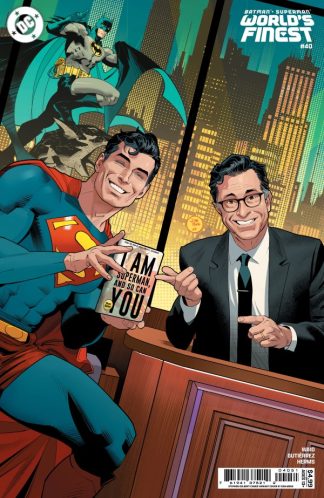 Batman / Superman: World's Finest #40 Cover D Mora Stephen Colbert Cameo Variant 1st Print