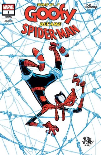 Marvel Disney What If Goofy Became Spider-Man #1 Skottie Young Variant 1st Print