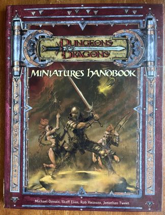 Dungeons & Dragons: Miniatures Handbook 3.5 Michael Donais Hardcover HC 2003