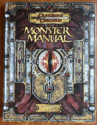 Dungeons & Dragons: Monster Manual Core Rulebook I-III Hardcover 3.5