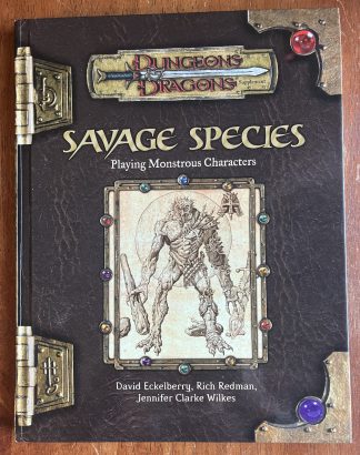Dungeons & Dragons: Savage Species Supplement 3.5 D&D