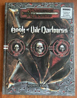Dungeons & Dragons: Book of Vile Darkness Monte Cook 3.5e
