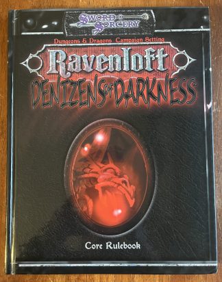 Ravenloft Denizens of Darkness Core Rulebook D&D Sword & Sorcery