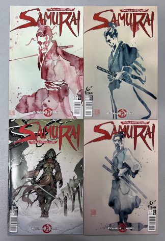 Samurai: The Isle With No Name #1-4 Complete Set Run Titan Comics 2016
