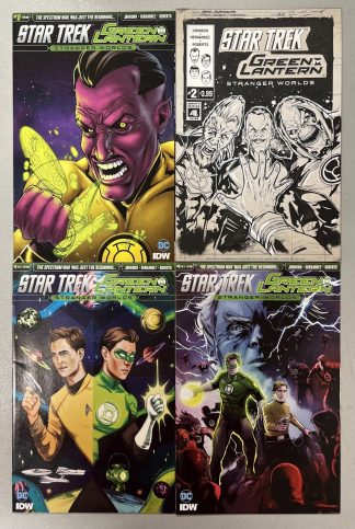 Star Trek Green Lantern Stranger Worlds #1-6 Complete Set Run DC/IDW 2016