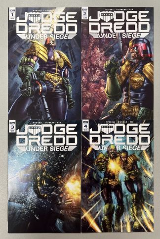 Judge Dredd: Under Siege #1-4 Complete Set Run IDW 2018