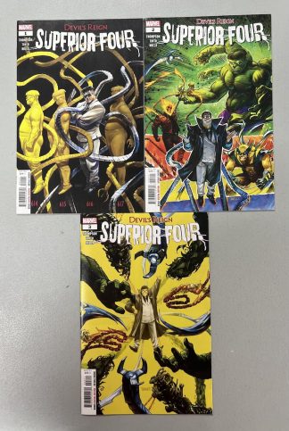 Devil's Reign: Superior Four #1-3 Complete Set Run Marvel 2022