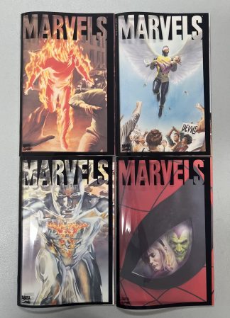 Marvels #1-4, 0 Complete Set Run Alex Ross Busiek Marvel 1994