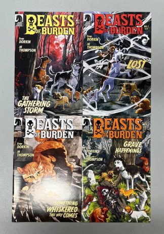 Beasts of Burden #1-4 Complete Set Run Dark Horse 2009