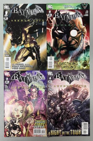 Batman: Arkham City #1-5 Complete Set Run Paul Dini DC 2011