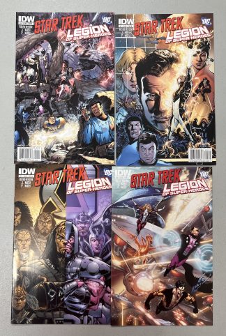 Star Trek Legion of Super-Heroes #1-6 Complete Set Run IDW 2011