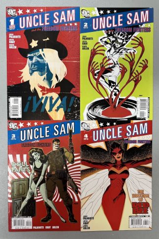 Uncle Sam and the Freedom Fighters #1-8 Complete Set Run DC 2007