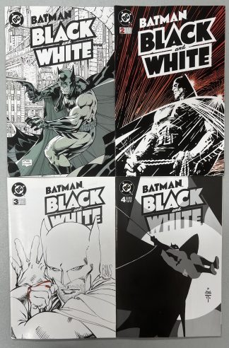 Batman: Black and White #1-4 Complete Set Run DC 1996