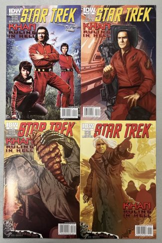 Star Trek: Khan Ruling in Hell #1-4 Complete Set Run IDW 2010