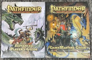 Pathfinder 1E Advanced Players & Game Mastery Guide Lot of Two Books