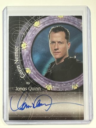 Stargate SG-1 Season 6 Auto A26 Corin Nemec as Jonas Quinn Signed