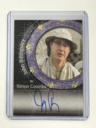 Stargate SG-1 Season 6 Auto A31 John Billingsley as Simon Coombs Signed Card