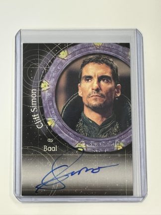 Stargate SG-1 Season 6 Auto A34 Cliff Simon as Baal Signed Card